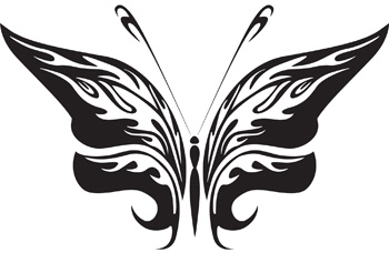 Tribal Butterfly 44